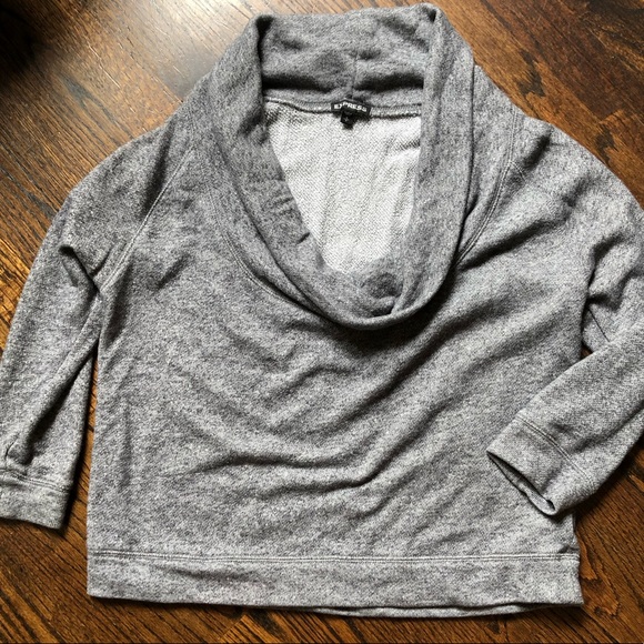 Express Cowl Neck Sweatshirt Sz S - Picture 2 of 8
